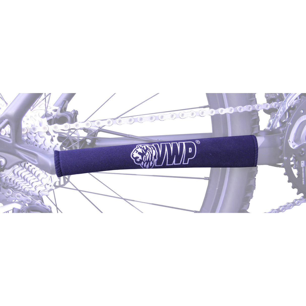 Vwp rear fork protector neoprene black with print