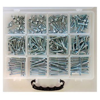 BOFIX 214691 Rango de caja de 12 sujetos Allen Bolts galvanizados