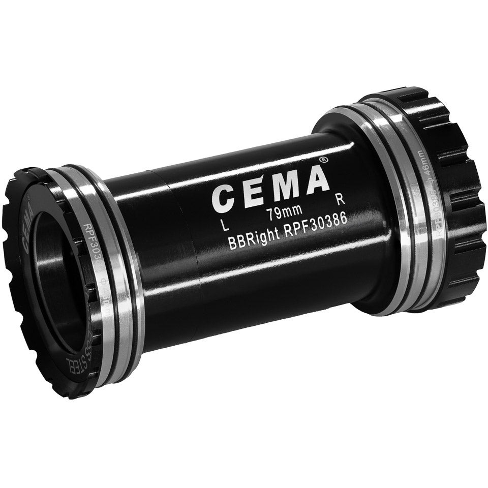 CEMA BRACKETAS BBRIGHT46 FSA386 ROTOR 30MM-KERAM-ZWART