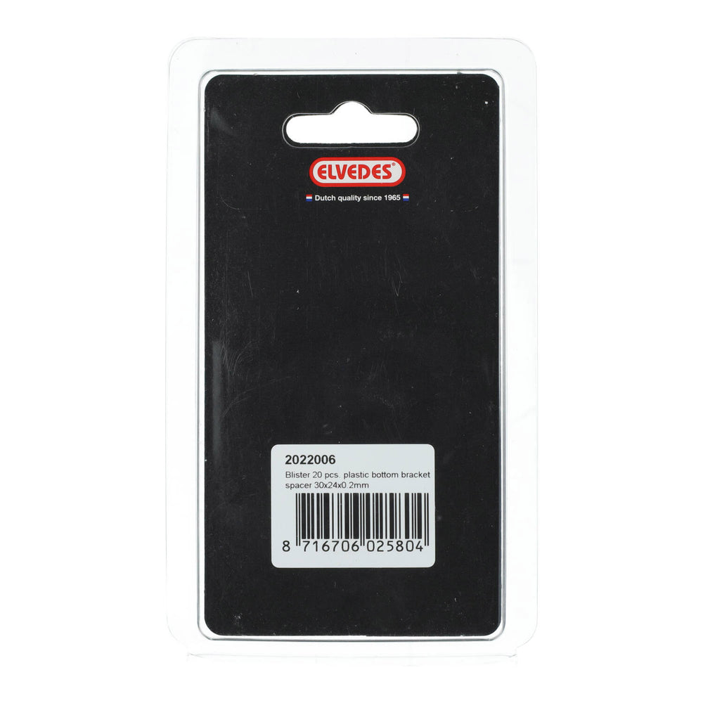 Bracket inférieur des espaceurs Elvedes 30 x 24 x 0,2 mm Plastique P 20