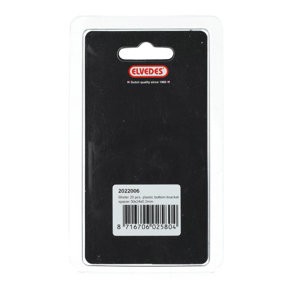 Bracket inférieur des espaceurs Elvedes 30 x 24 x 0,2 mm Plastique P 20