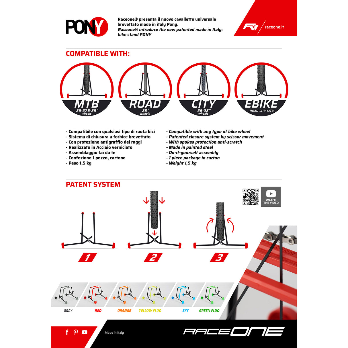 SACCON BIDONE Holder x1 Mat Black P ST