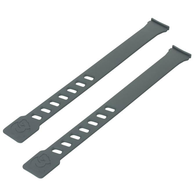 Qibbel set of foot straps anthracite gray