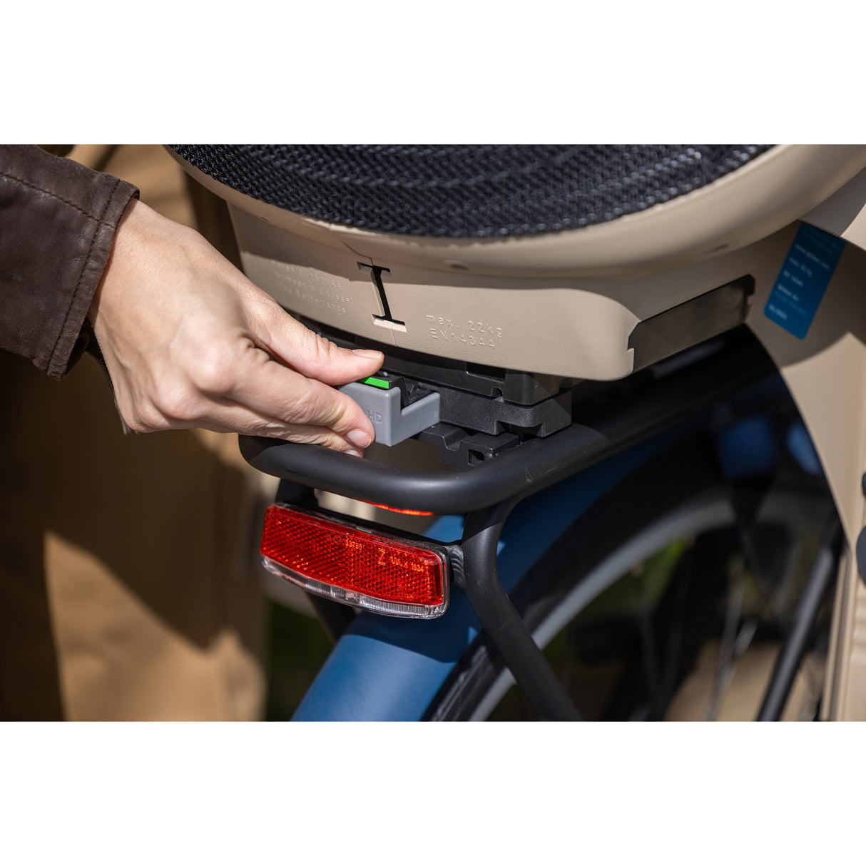 Qibbel sedile posteriore aria mik-hd denim blu