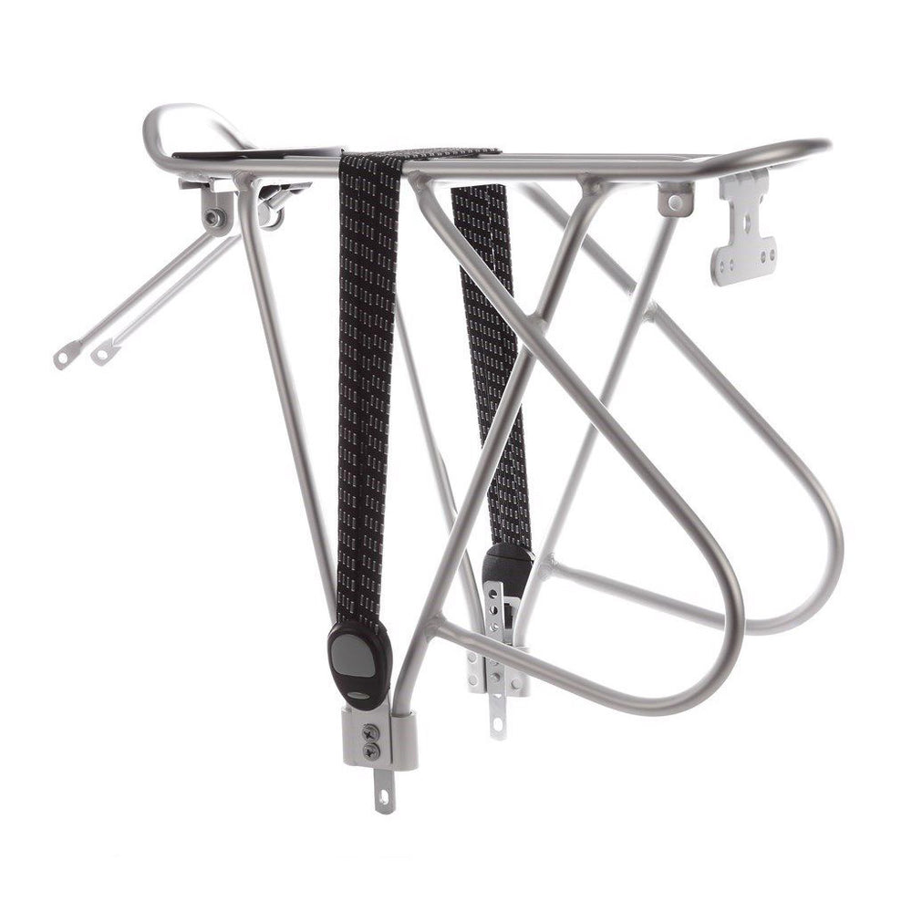 Massload AchterDrager Alu con espinillera, plata