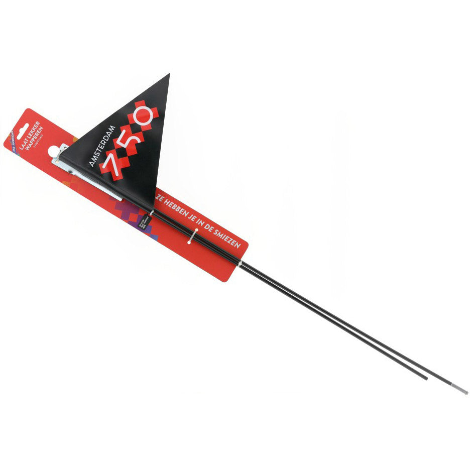 Newlooxs amsterdam 750 bandiera per biciclette orologio lascia flutter