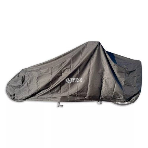 Lynx 2 - Wheels Cargo Cargo Bike Cover - 300d Oxford Polyester - wasserdicht - Anti -Diebschaft - Schwarz