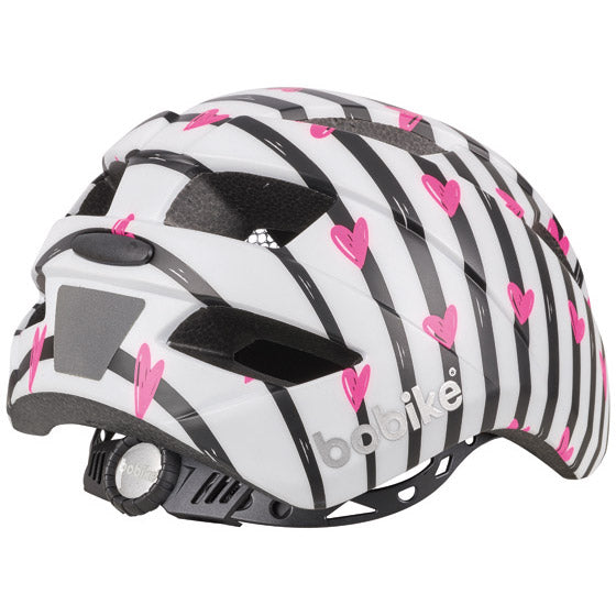 Bobike Kinderhelm Plus Pinky Zebra S (52-56 cm) bianco