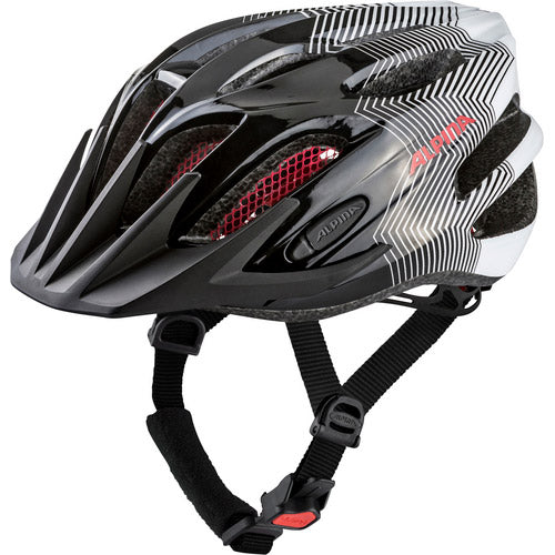 Olympic Sportswear Alpina Sports Kinderhelm FB Jr. 2.0 50-55 Black White Red