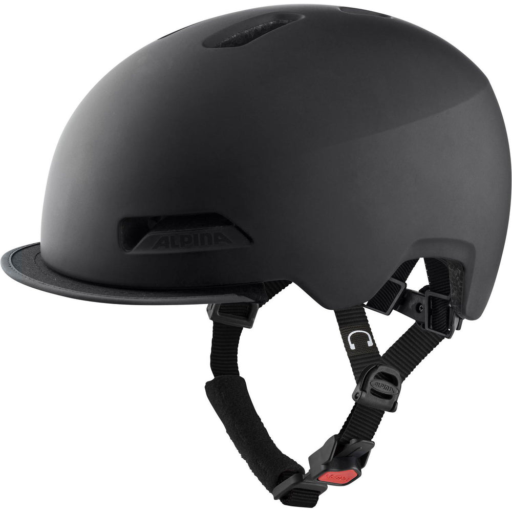 Olympic sportswear alpina sports urban helmet brooklyn 52-57 matt black
