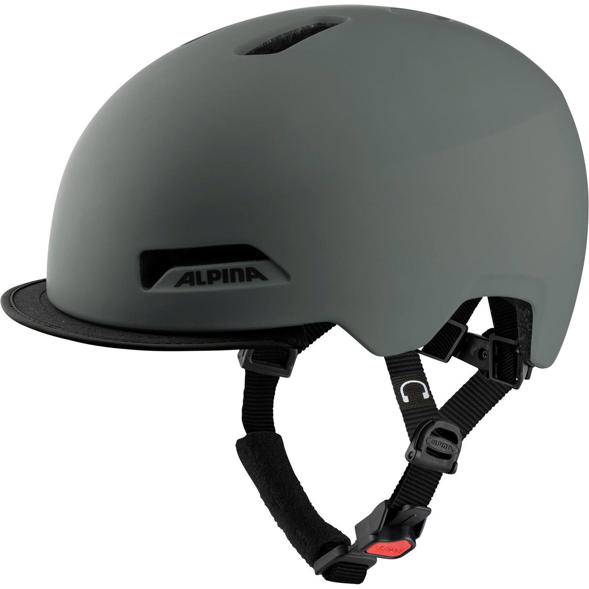 Casco Olympic Sportswear Alpina Sports Urban brooklyn 57-61 grigio opaco