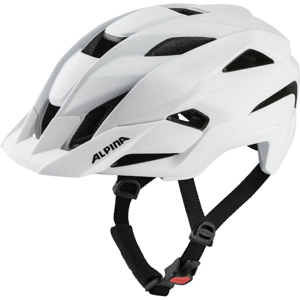 Olympische Sportbekleidung Alpina Sport MTB Helm Kamloop 51-55 Mat White