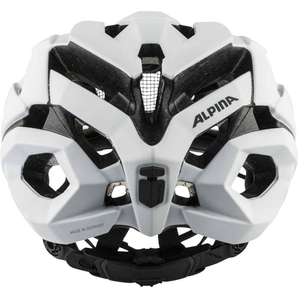 Attura di abbigliamento sportivo olimpico Alpina Sports Race Helm ValParola 55-59 Mat White