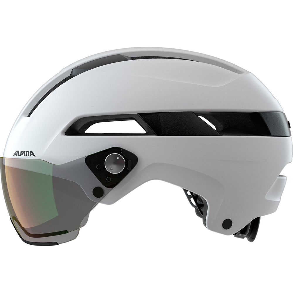 Olympic Sportswear Alpina Sports Urban Helm Soho Visor V 55-59 Mat White