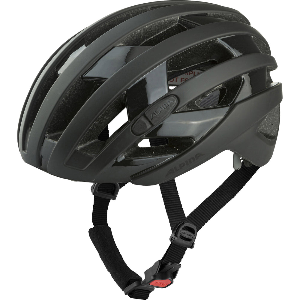 Casco Olympic Sport Sports Alpina Sports Race Ravel 51-56 Matt Black