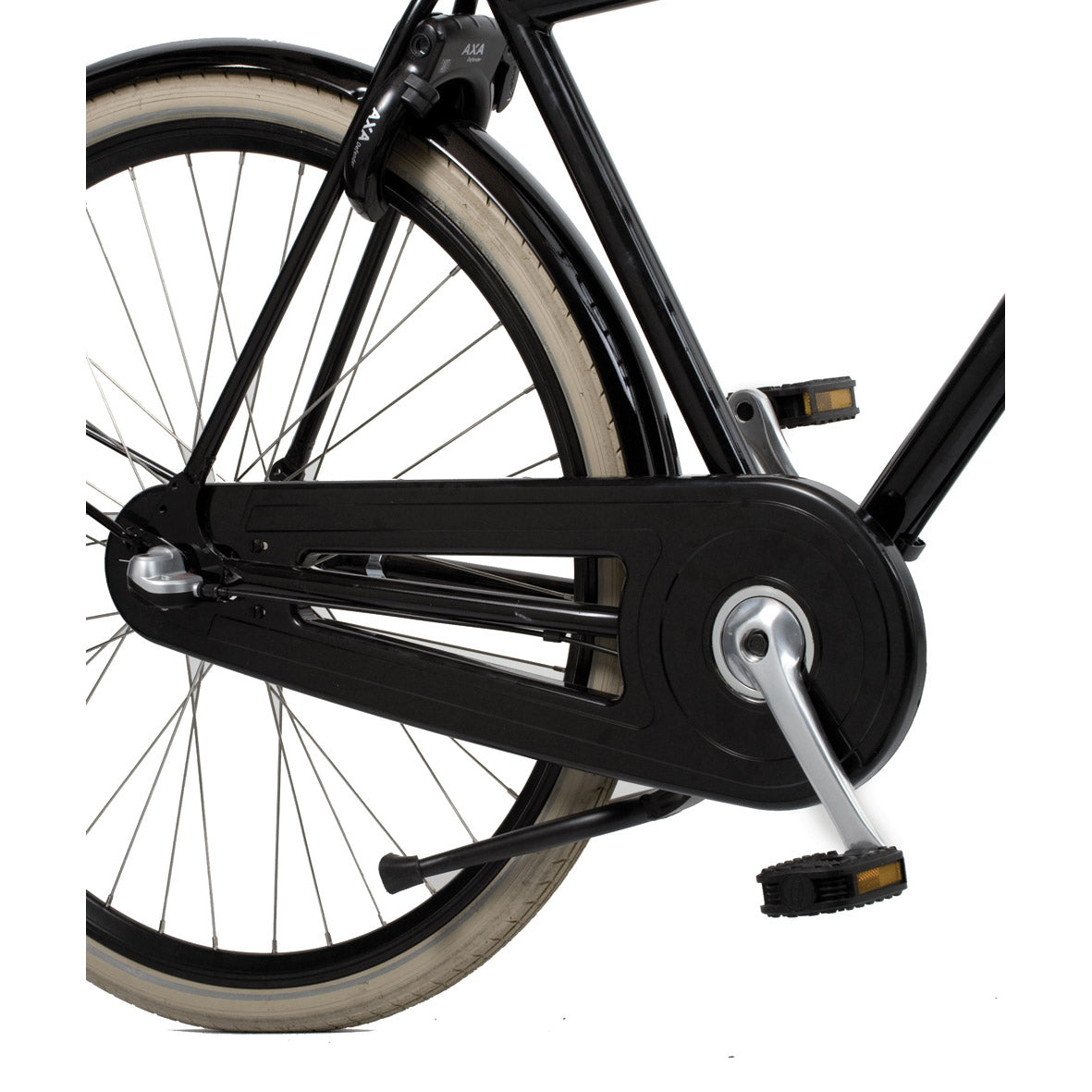 Front shield 24 Axa VS for 42 tooth chainring - black (retail packaging)