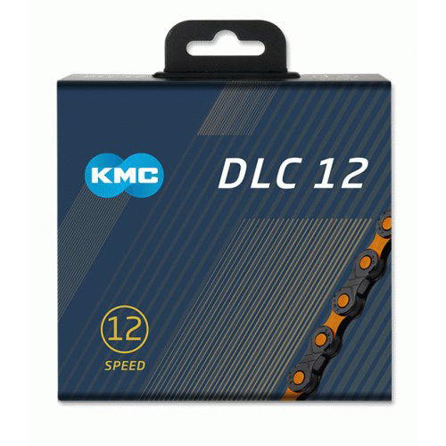 KMC Bicycle Chain DLC 12 126 links - Orange Black (272g)