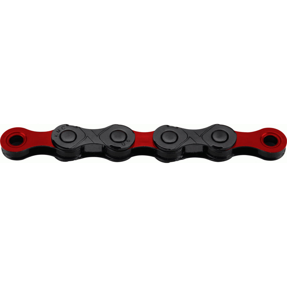 KMC kerékpáros lánc DLC 12 126 Schakels - Red Black - 272G