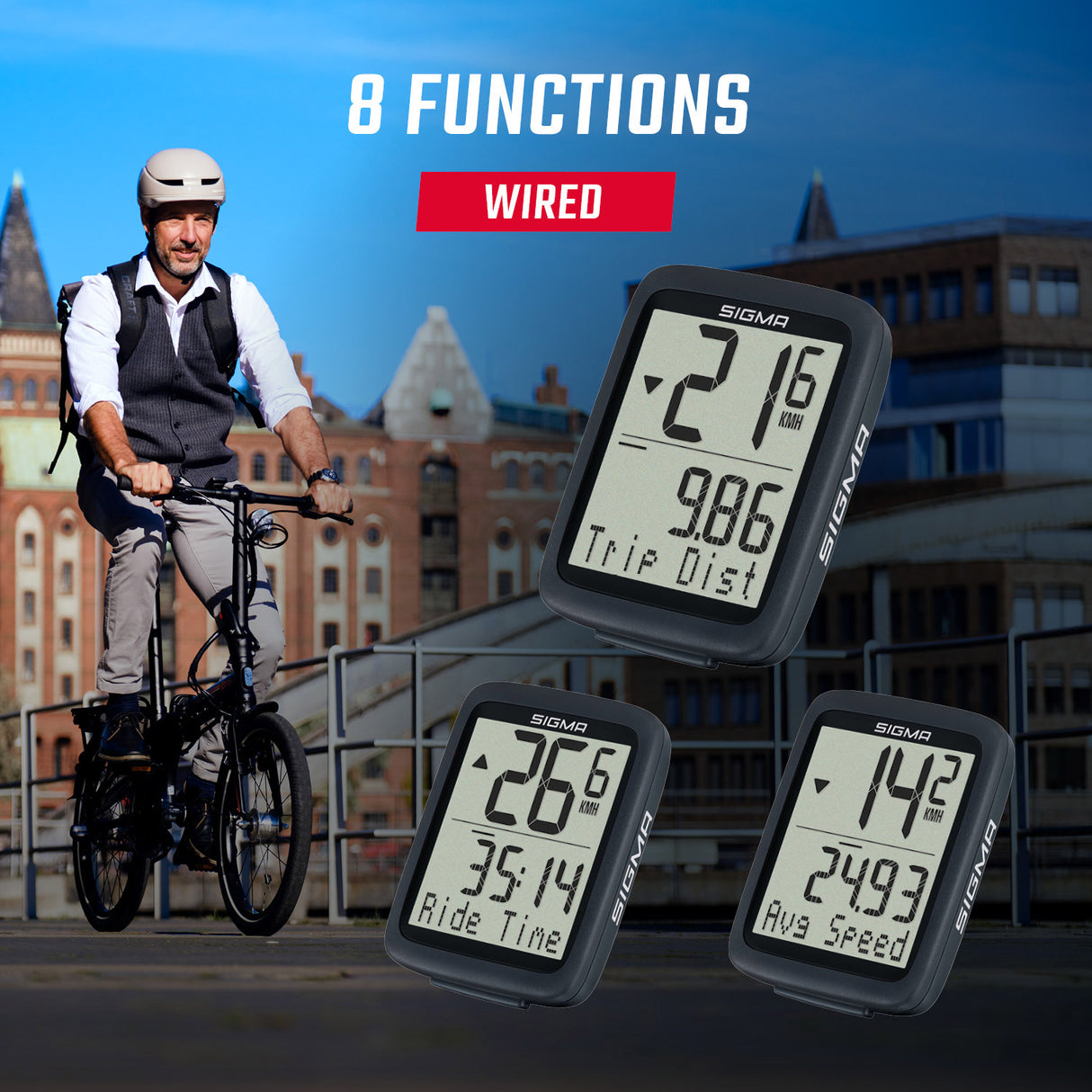 Sigma BC 8.0 WR Computerstraßen 8 Funnies 08210