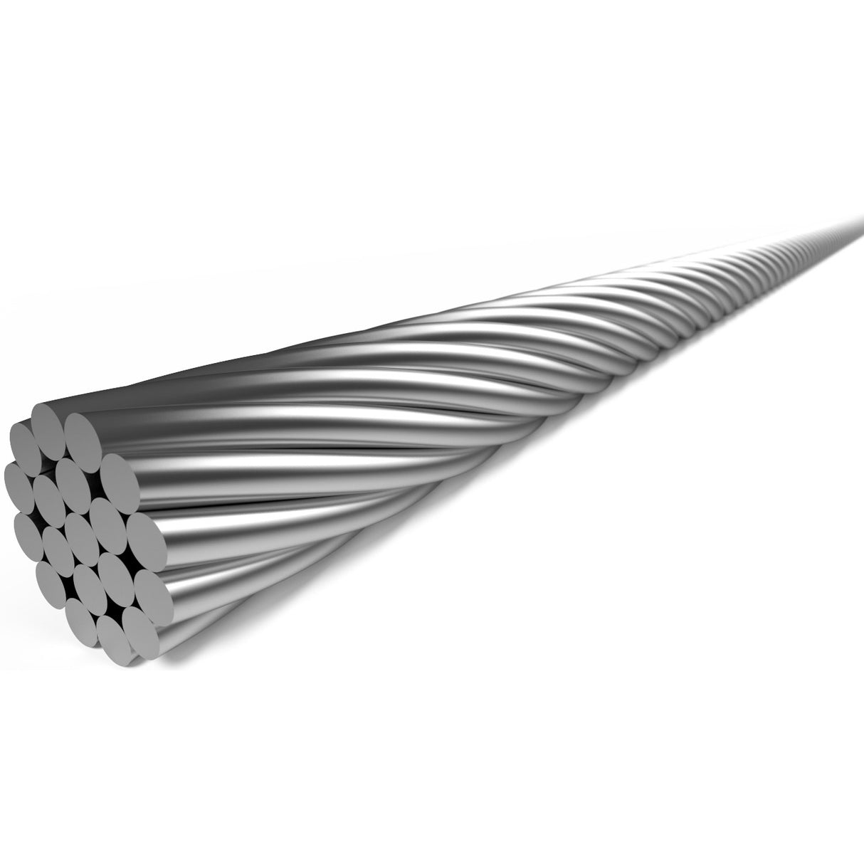 Elvedes brake inner cable 3000mm galvanized ø1.5mm T-nipple