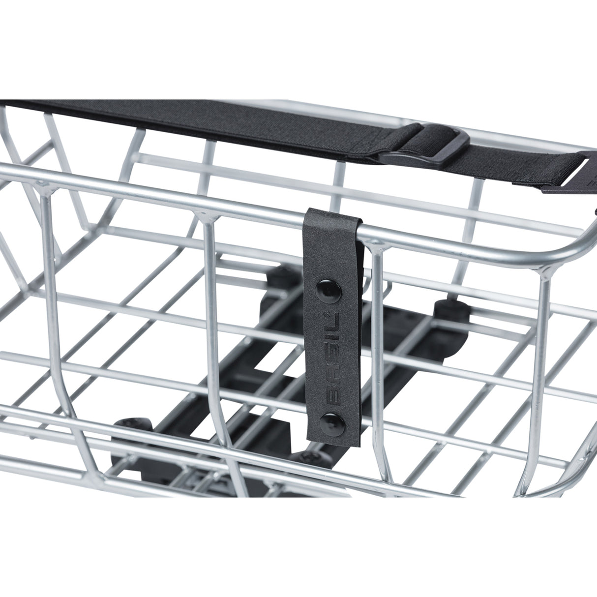 Basil Portland - Bicicleta Basket Mik - En la parte posterior - Chrome