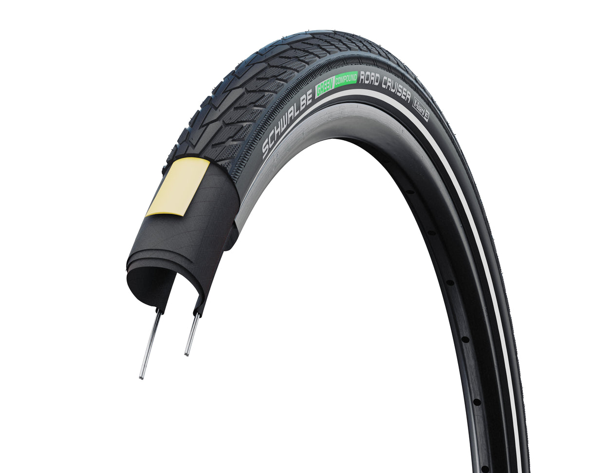 Schwalbe 25x buitenband road cruiser k-guard 28 x 1.40 zw refl