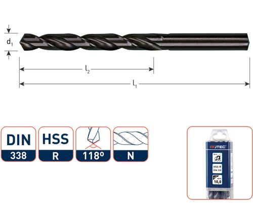 Rotec plaatwerkboor din1897 11.0mm