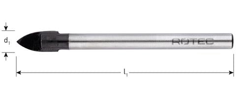 Rotec glasbor 6,0mm