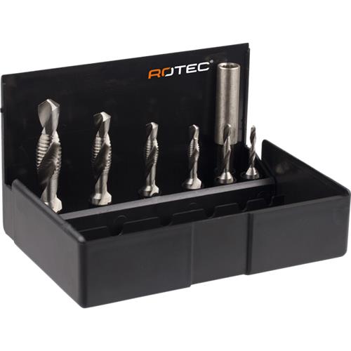 Rotec combi-boortap-set 7-delig m3-m10