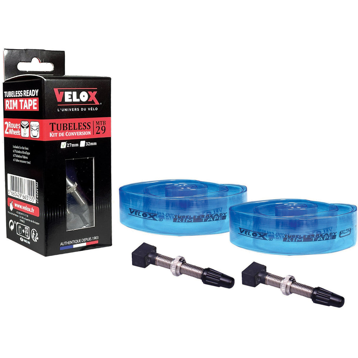 Velox Rim Tape | Puncture protection | 622 | FV SV | 40mm | Kit