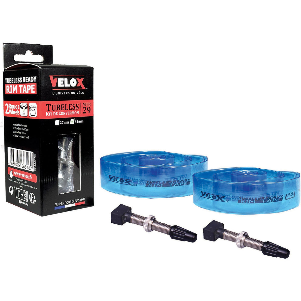 Velox Rim Tape | Puncture protection | 622 | FV SV | 40mm | Kit