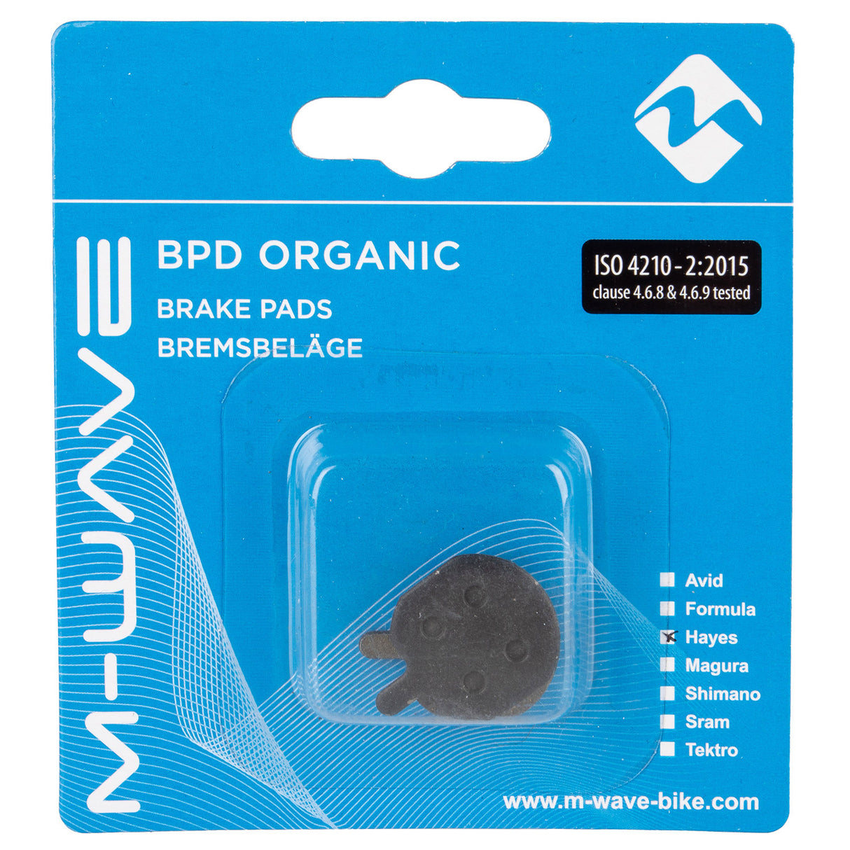 Blocco freno a disco m-wave BPD Organic HP1