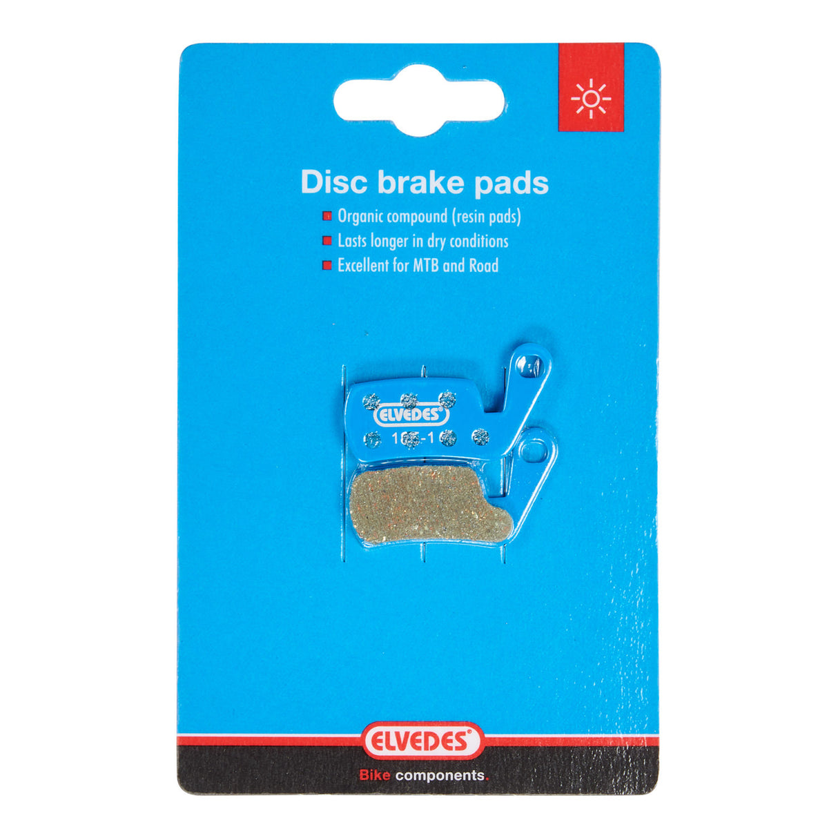 Conjunto de bloque de freno de disco Elvedes orgánico Magura Marta (SL) 2002-2008 (1 par)