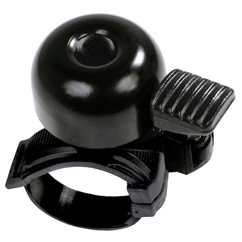 Simson Bicycle Bell Mini 32 mm, accesorio de banda flexible Negro