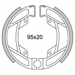 Segment zavornega segmenta Newfren GF1246