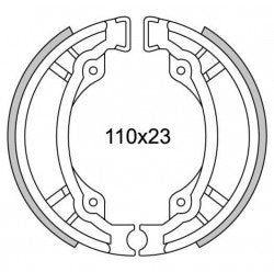 NewFren Brake Segment Set GF1300 PGO TGB 303 bak