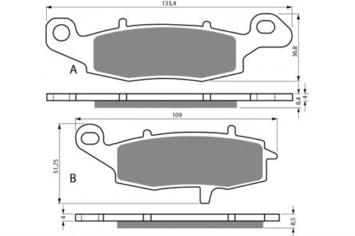 NewFren Brake Segment 228