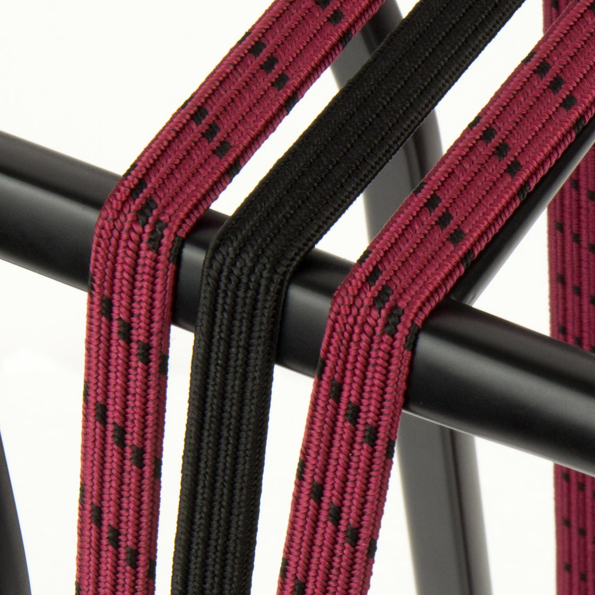 Qibbel widek triobinder eye with hook 3x12mm black bordeaux