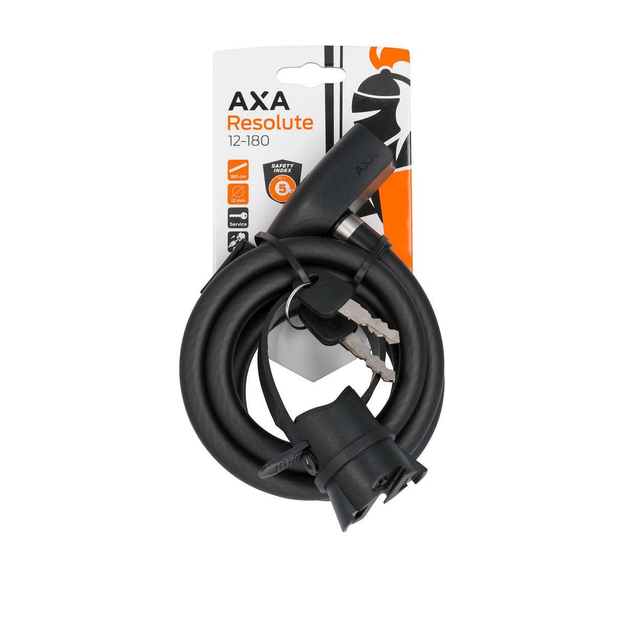 Lock AXA cable lock Resolute 180 cm -Ø 12 mm