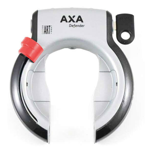 Axa Defender safety lock, bare, splash guard, art.**, silver
