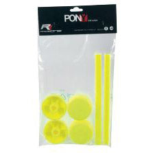 SACCON SALAGE Show Stand Styling Set Pony Yellow
