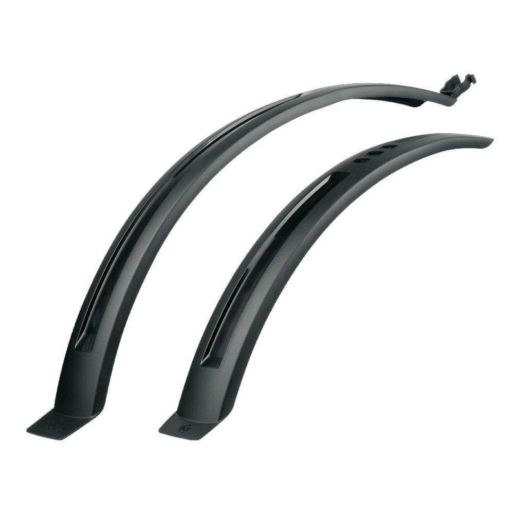PoliSport SKS Set Fenderers PVC ATB ATB HighTrek 26-28 Negro