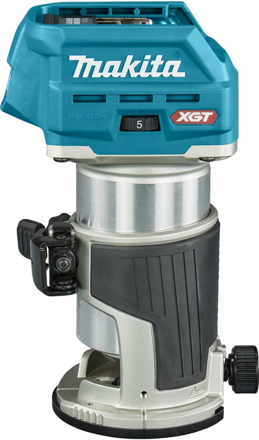 Fresa de topo e borda Makita rt001gz15 | 40v máx. | sem baterias e carregador | em mbox com adaptador para trilho guia - rt001gz15