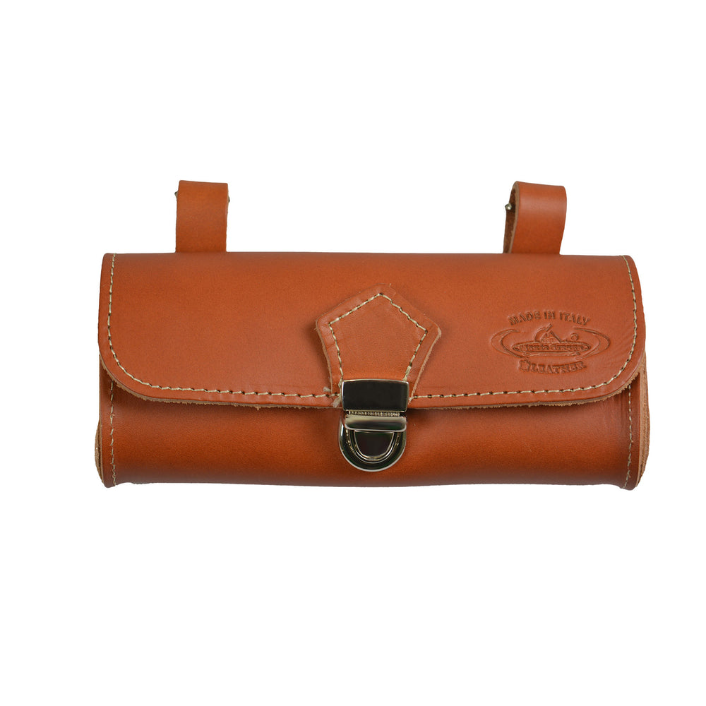 Selle Monte Grappa Monte Grappa Saddle Bag Cognac con logotipo