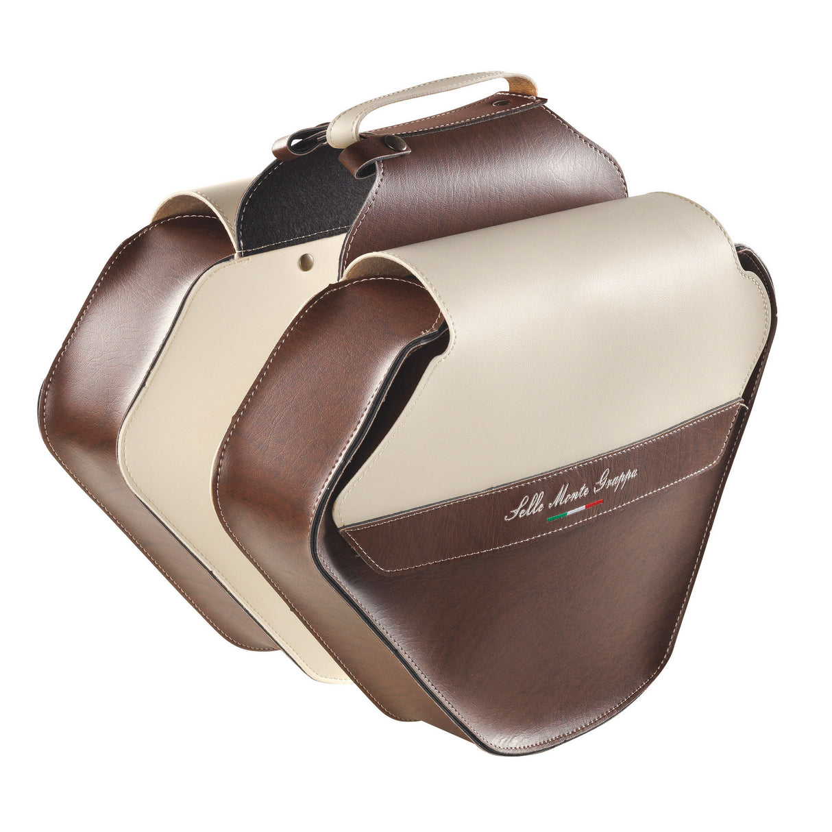 Selle monte grappa monte grappa double bag 17,5l fashion skay d-brown cream
