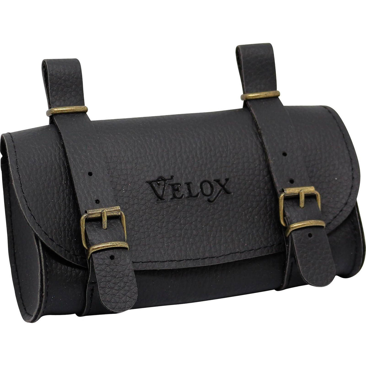 Velox saddlebag vintage imitation leather black