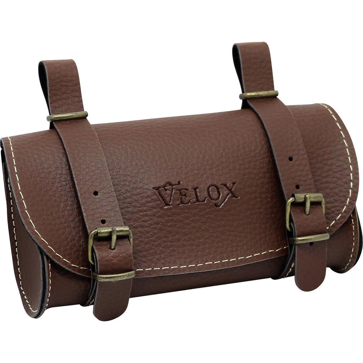 Velox Saddle Bag Vintage Skai læder mørkebrun
