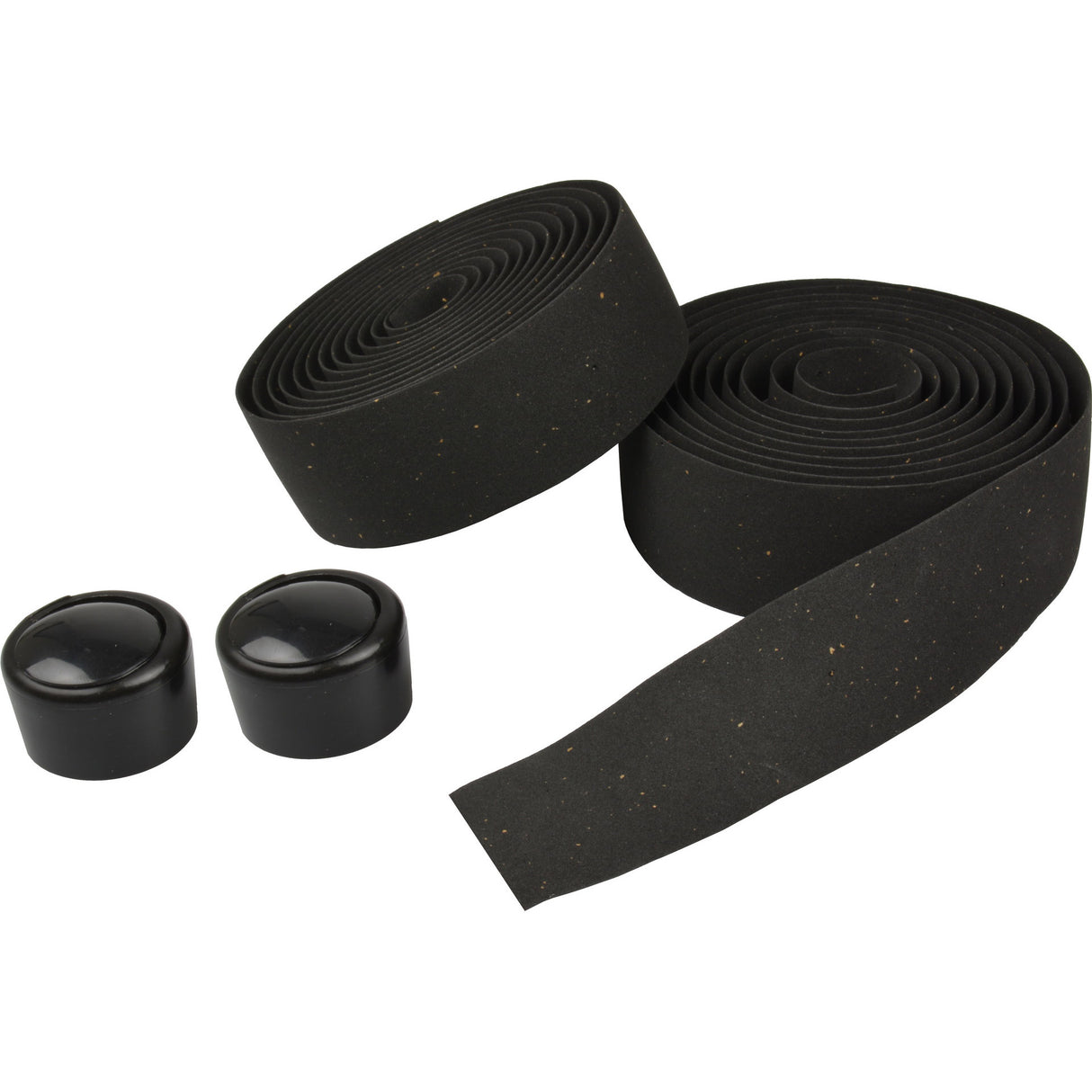 Vwp handlebar tape cork black including handlebar plugs (set)