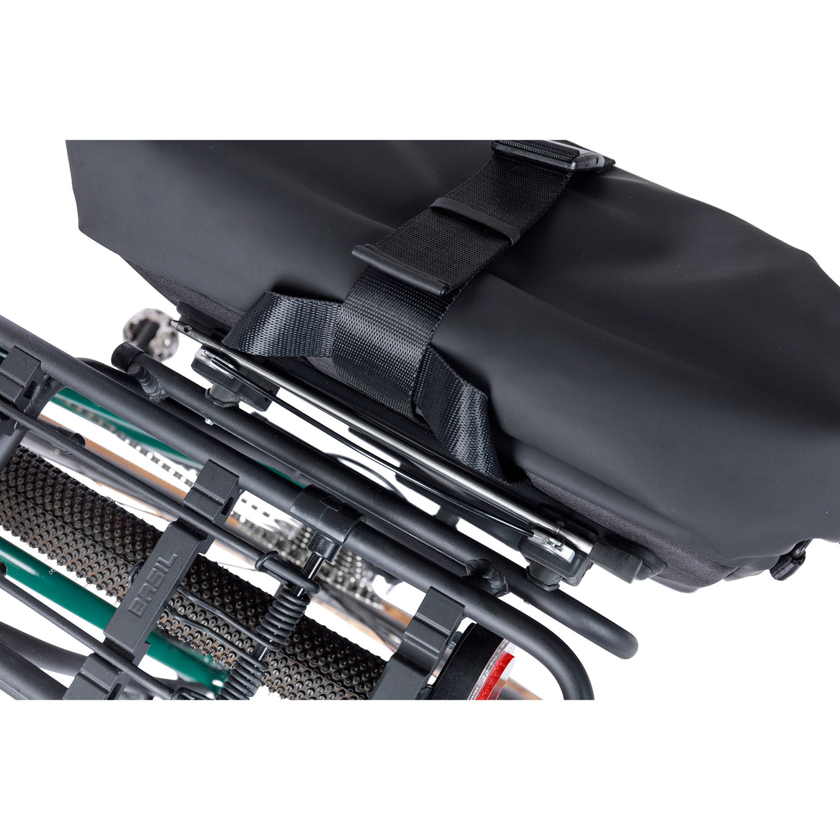 Basil Mik Lockpin lateral, negro, para equipaje