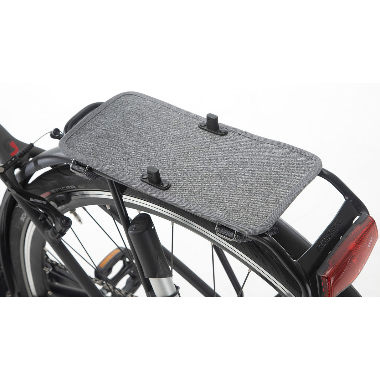 New Looxs Nova Plate - Gray - Bicycle plate for Nova Double Detachable panniers